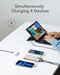 Thumbnail for VEGER Portable Charger for iPhone with Built in Cables and Wall Plug, 10000mah Slim Fast Charging USB C Power Bank, Travel Essential Battery Pack Compatible with iPhone, iPad, Samsung etc(Coffee)