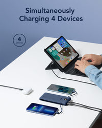 Thumbnail for VEGER Portable Charger for iPhone with Built in Cables and Wall Plug, 10000mah Slim Fast Charging USB C Power Bank, Travel Essential Battery Pack Compatible with iPhone, iPad, Samsung etc(Coffee)