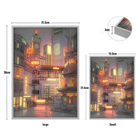 Thumbnail for Anime LED Beautiful City Night View Light Painting 