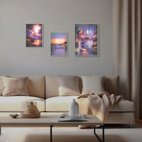 Thumbnail for Anime LED Beautiful City Night View Light Painting on wall